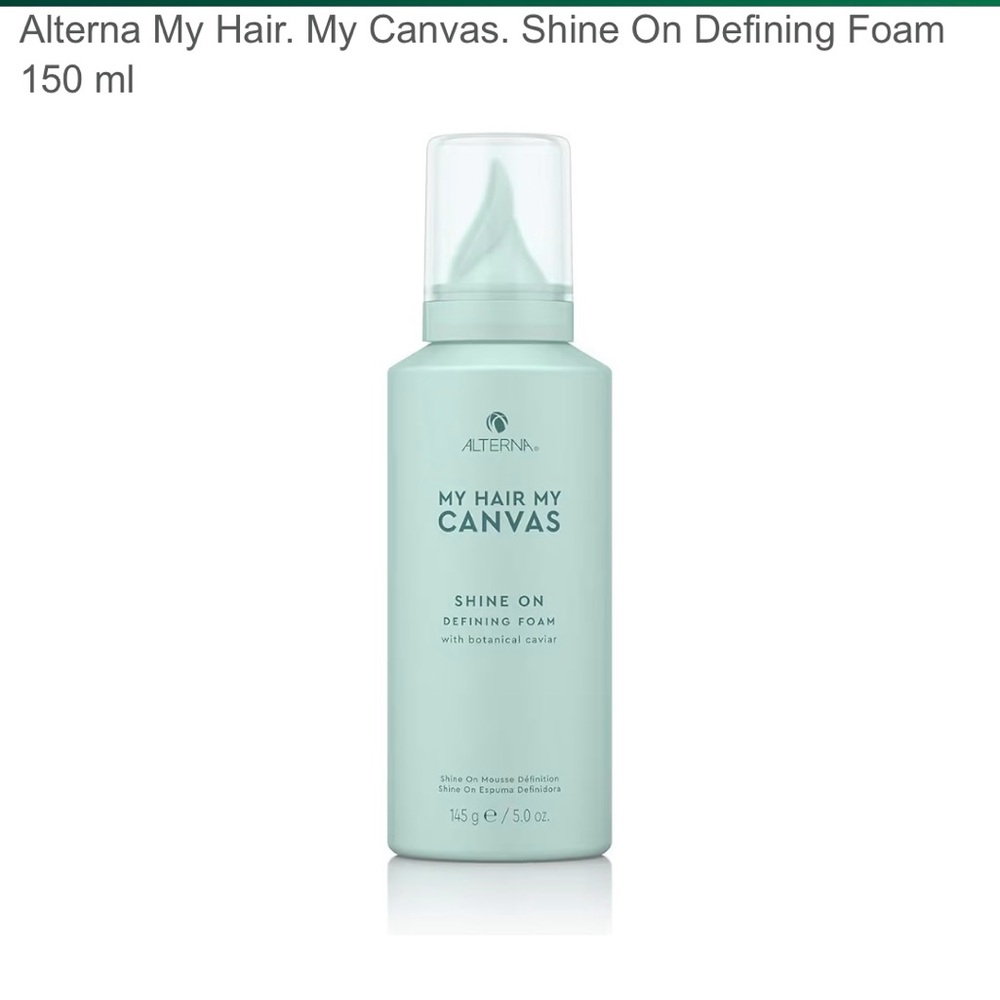Alterna My Hair My Canvas Shine On Defining Foam - Mint
